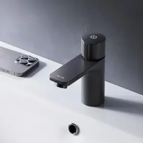 Змішувач для умивальника TouchReel, чорний AM.PM F85A02522 X-Joy №1