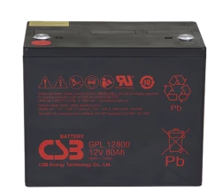 Акумуляторна батарея CSB GPL12800, 12V 80Ah (261х168х210 (220)