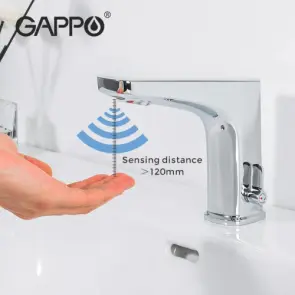 Змішувач для умивальника Gappo G523 з сенсорним Датчиком №5