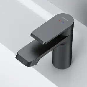 Змішувач для умивальника, чорний AM.PM F7B02122 Sense №3