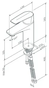 Смеситель для умывальника AM.PM F90E02100 Gem №10