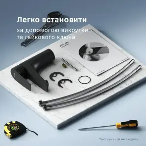 Змішувач для раковини, чорний AM.PM F90E02122 Gem №4