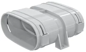 Муфта овальна 117х52 мм Vents FlexiVent 060152 №1