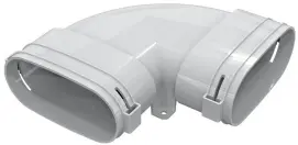 Отвод овальный горизонтальный Vents FlexiVent 060252