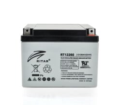 Акумуляторна батарея AGM RITAR RT12260, Gray Case, 12V 26.0Ah (166 х 178 х125 ) Q1