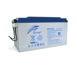 Акумуляторна батарея AGM RITAR DC12-65, Gray Case, 12V 65Ah ( 350 х 167 х 182 ) Q1