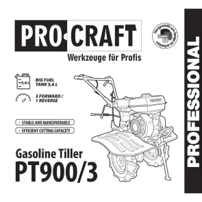 Мотоблок бензиновий Procraft PT900/3 №2