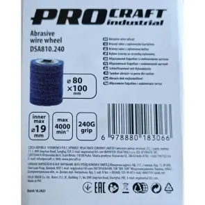 Барабан абразивный с нейлоновой щеткой Procraft DSA810.240 №2