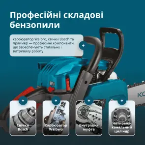 Бензопила KS CS40G-20 №9