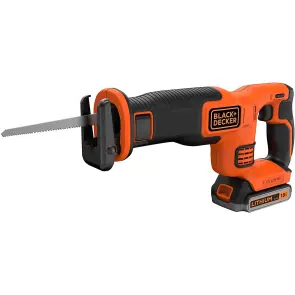 Пила сабельная аккумуляторная BLACK+DECKER BDCR18E1 №1