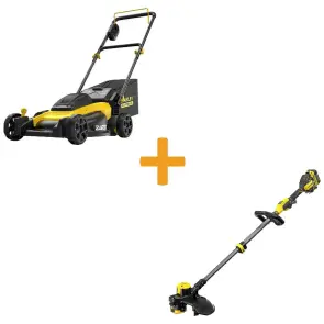 Газонокосарка акумуляторна безщіткова STANLEY FATMAX SFMCMW2651M+SFMCSTB933M №1