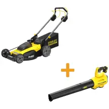 Газонокосилка самоходная аккумуляторная бесщеточная STANLEY FATMAX SFMCMWS251M+SFMCBL7M1