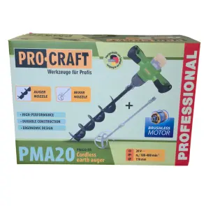Акумуляторний мотобур-міксер Procraft PMA20 (без акб та зп) №12