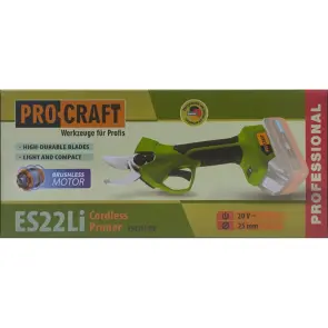 Акумуляторний секатор Procraft ES22Li (без акб та зп) №3