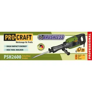 Відбійний молоток PRO-CRAFT PSH-2600 (безщітковий) №3