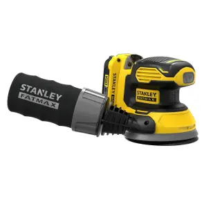 Шліфмашина ексцентрикова акумуляторна безщіткова STANLEY FATMAX SFMCW220D1S №1