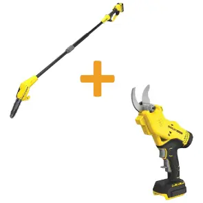Высоторез аккумуляторный со штангой STANLEY FATMAX SFMCPS620M1+SFMCPP32B №1