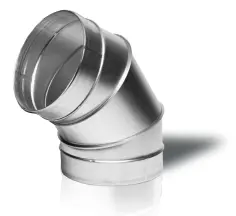 Колено (отвод) Вентс Спировент колено 60-125, (d125, 60°)