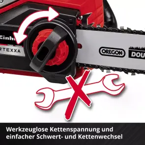 Пила цепная бесщеточная аккумуляторная Einhell FORTEXXA 18/30 Li-Solo №6
