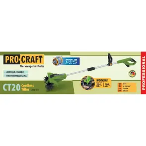Акумуляторний культиватор Procraft CT20 (без АКБ) №2