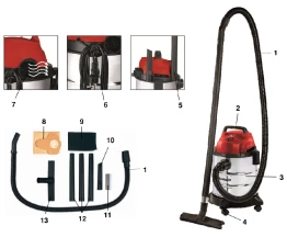 Вакуумний пилосос Einhell TC-VC 1812 S