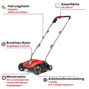 Скарифікатор Einhell GC-SC 18/28 Li, 18 В (без АКБ та ЗП) №3