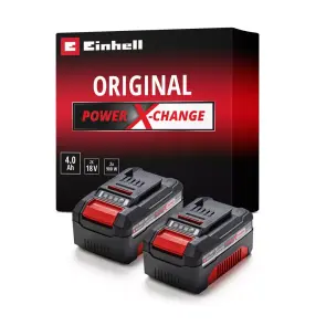 Аккумулятор Einhell Power-X-Change Twinpack 4.0 Ah 18V №2