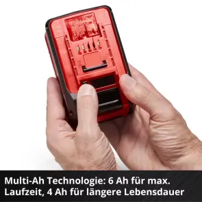 Акумулятор Einhell Power-X-Change Plus 18V 4-6 Ah Multi-Ah №8