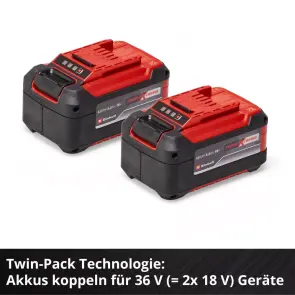 Акумулятор Einhell Power-X-Change Twinpack 2 x 18V 5,2 Ah №8