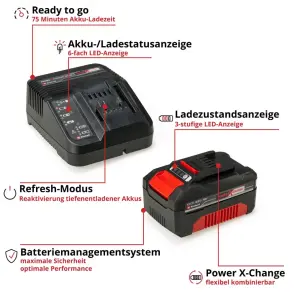Енергоблок 18V 4,0Аh Starter-Kit Einhell Power-X-Change №4