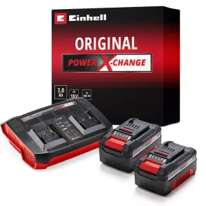 Энергоблок 18V 2x3,0Ah Twincharger Kit Einhell Power-X-Change №2