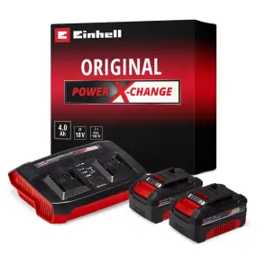 Енергоблок 18V 2x4,0Ah Twincharger Kit Einhell Power-X-Change №2