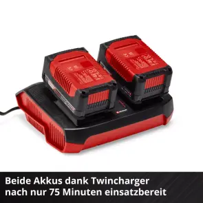 Енергоблок 18V 2x4,0Ah Twincharger Kit Einhell Power-X-Change №5