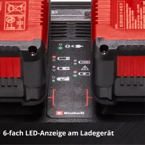Енергоблок 18V 2x4,0Ah Twincharger Kit Einhell Power-X-Change №9