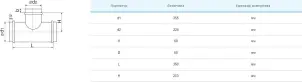 Трійник Вентс 355/224 №2