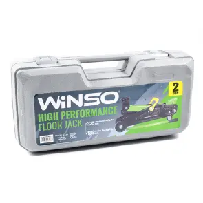 Домкрат гідравлічний підкатний Winso 2т 135-335мм у кейсі №2