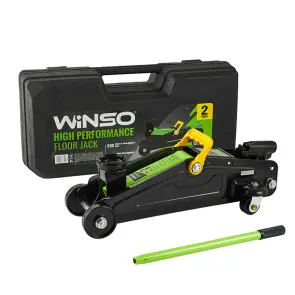 Домкрат гідравлічний підкатний Winso 2т 130-330мм у кейсі №1