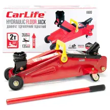Домкрат гидравлический подкатный CarLife 2т 135-350мм