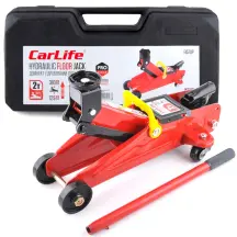 Домкрат гідравлічний підкатний CarLife 2т 125-310мм у кейсі