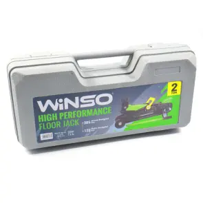 Домкрат гідравлічний підкатний Winso 2т 125-305мм у кейсі №6