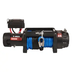 Лебедка Molder T-Rex 12500lbs (6.0hp/4.4kw; 262) синтетический трос №1