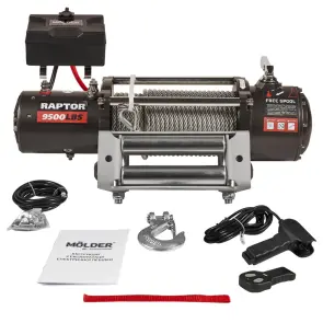 Лебедка Molder Raptor 9500lbs (5.5hp/4.1kw) №3