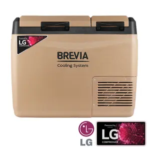 Холодильник автомобільний Brevia 39л (компресор LG) двокамерний 23405 №1