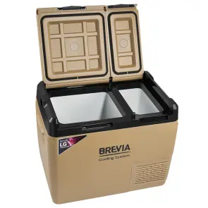 Холодильник автомобільний Brevia 39л (компресор LG) двокамерний 23405 №3