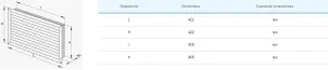 Решетка вентиляционная Вентс ГР 400х400 №2