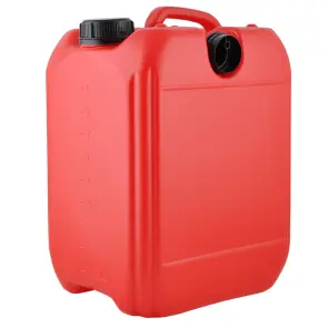 Каністра пластикова HDPE для палива 10л мірною сіткою та лійкою №1