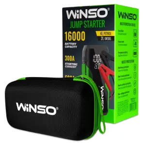 Пусковий пристрій Winso Jump Starter 300/600A 16000mAh №3