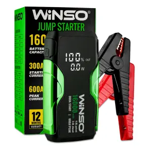 Пусковий пристрій Winso Jump Starter 300/600A 16000mAh №8
