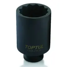 Головка 12-гранная ударная длинная TOPTUL 1/2" 36мм KABJ1636