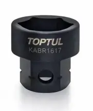 Головка торцева ударна низькопрофільна із 6-гр. хвостовиком 1/2" 17 мм TOPTUL KABR1617